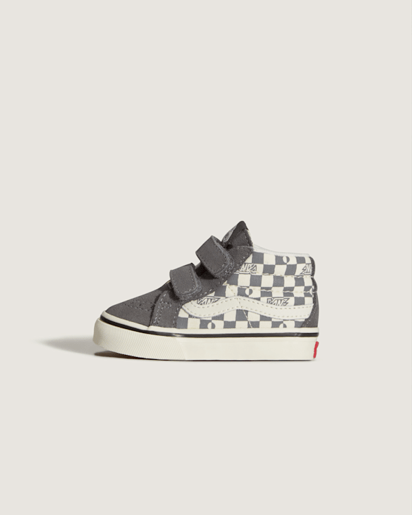 Vans - Zapatillas Sk8-Mid Reissue de bebé (1-4 años), Gris, Talla: 22
