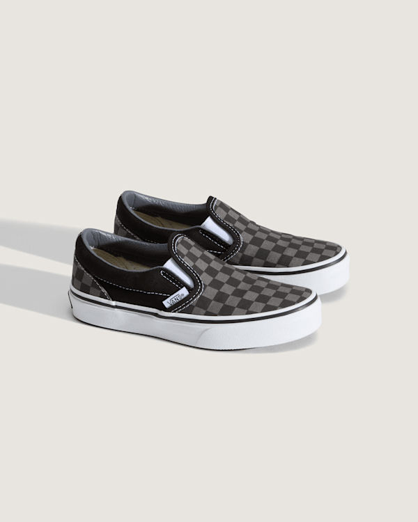 Vans – Kids Slip-On Shoes (4-8 years), Black, Size: 32