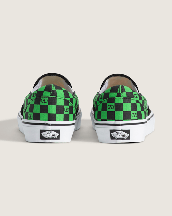 Vans - Valentino Garavani and Vans Classic Slip-On, Man, Green, Size: 38 (obrázek 4)