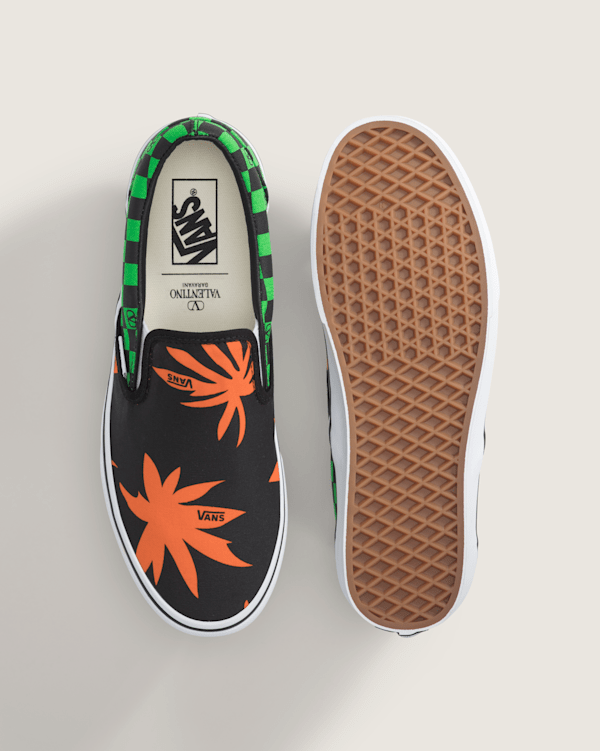 Vans - Valentino Garavani and Vans Classic Slip-On, Man, Green, Size: 38 (obrázek 3)