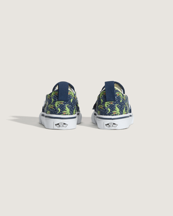 Vans - Toddler Classic Slip-On V Shoes (1-4 Years), Blue, Size: 20 (obrázek 4)