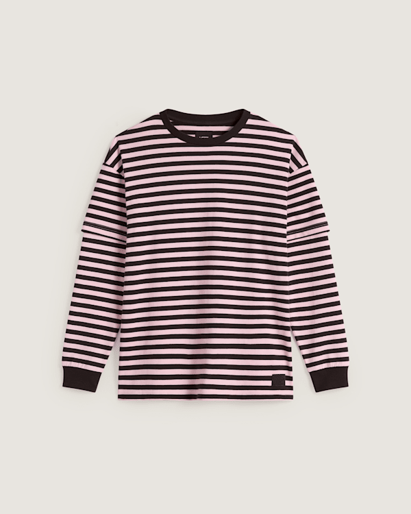 Vans - Twofer Long Sleeve T-Shirt, Woman, Pink, Size: XXS