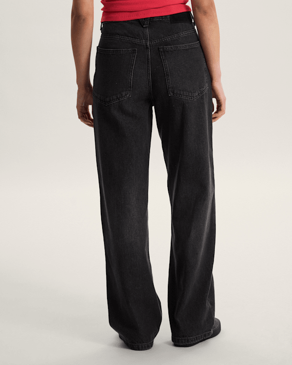 Vans - Sirelle 5 Pocket Puddle Trousers, Woman, Black, Size: 26 (obrázek 4)