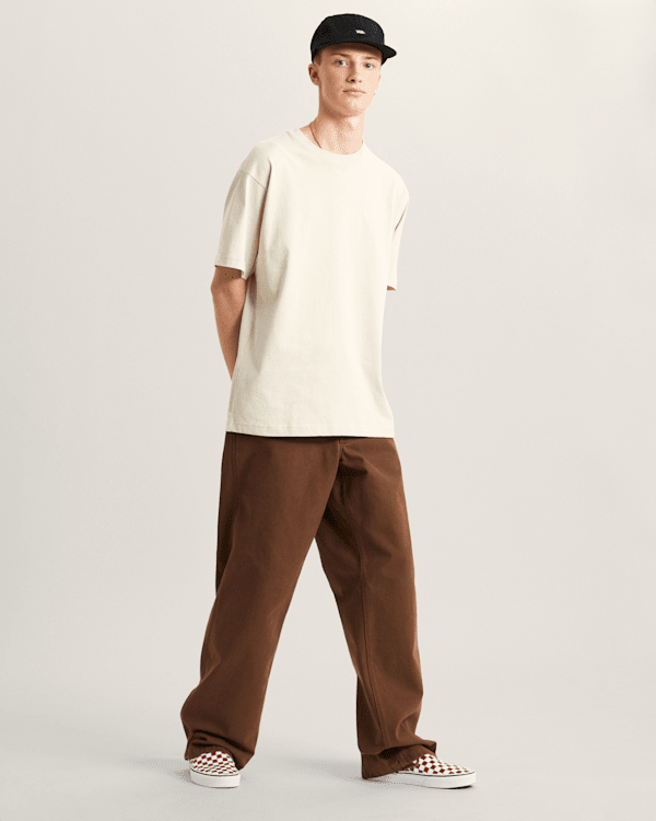 Vans - Left Chest II Logo T-Shirt, Man, Beige, Size: S (obrázek 5)