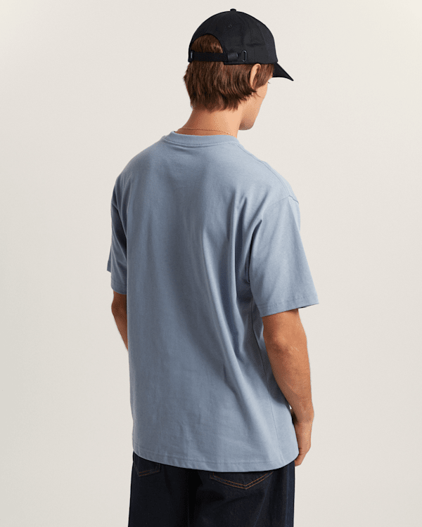 Vans - LEFT CHEST II LOOSE T-Shirt, Man, Grey, Size: XXL (obrázek 4)