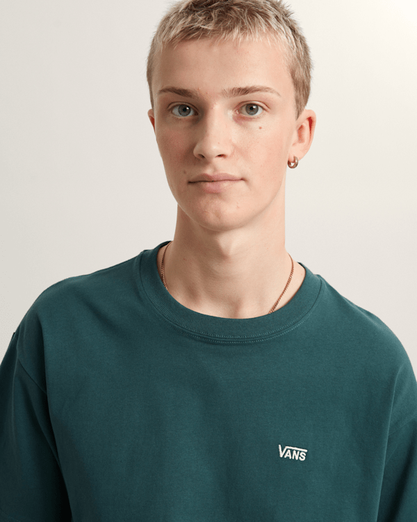 Vans - LEFT CHEST II LOOSE T-Shirt, Man, Green, Size: M (obrázek 6)