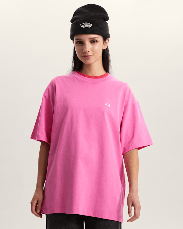 Vans - LEFT CHEST II LOOSE T-Shirt, Man, Pink, Size: XL (obrázek 7)