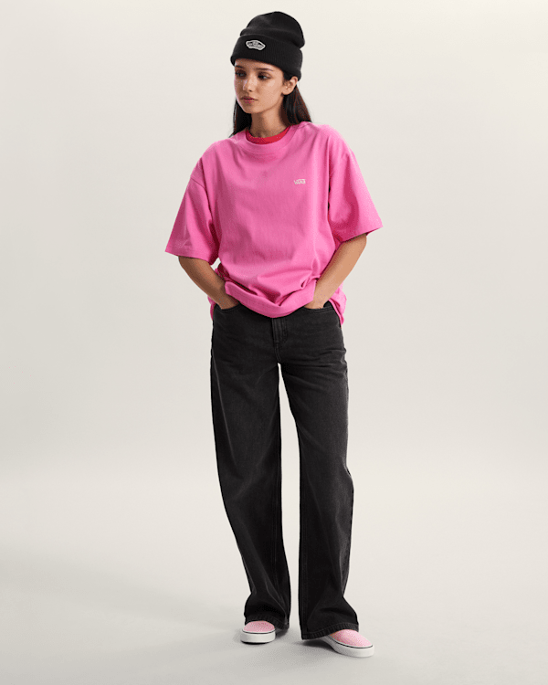 Vans - LEFT CHEST II LOOSE T-Shirt, Man, Pink, Size: XL (obrázek 9)