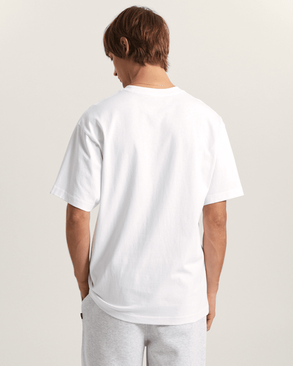 Vans - Left Chest Logo T-Shirt, Man, White, Size: M (obrázek 4)