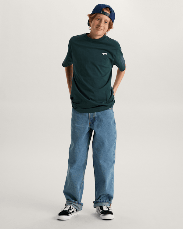 Vans - Kids Salton T-Shirt (8-14 Years), Green, Size: L (obrázek 5)