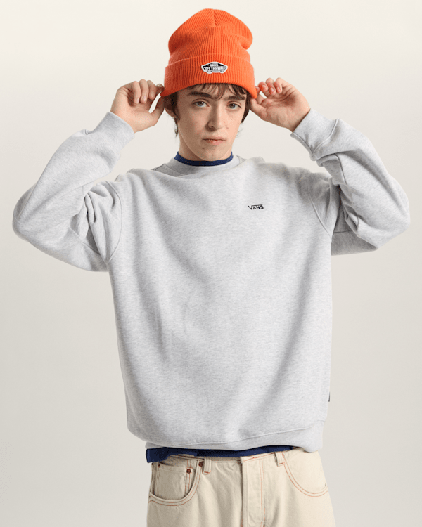 Vans - Left Chest II Logo Sweatshirt, Man, Grey, Size: L (obrázek 3)