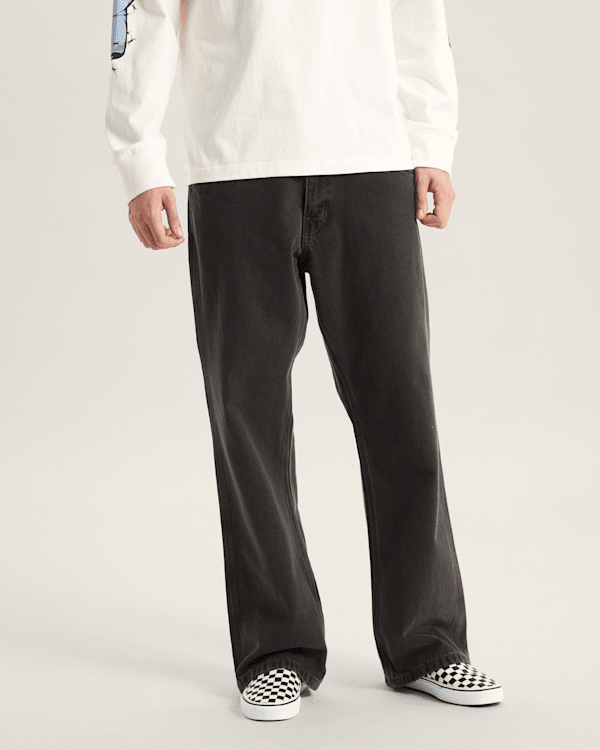 Vans - Skate Loose Bootcut Denim Trousers, Man, Black, Size: 38 (obrázek 3)