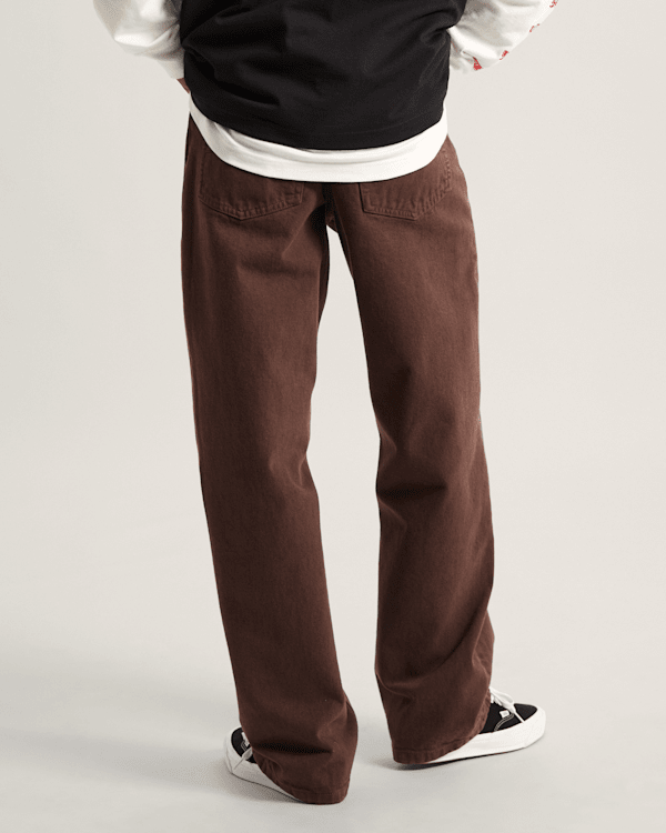 Vans - Check-5 Loose Denim Trousers, Man, Brown, Size: 31 (obrázek 4)