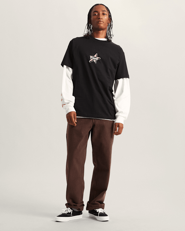 Vans - Check-5 Loose Denim Trousers, Man, Brown, Size: 31 (obrázek 6)