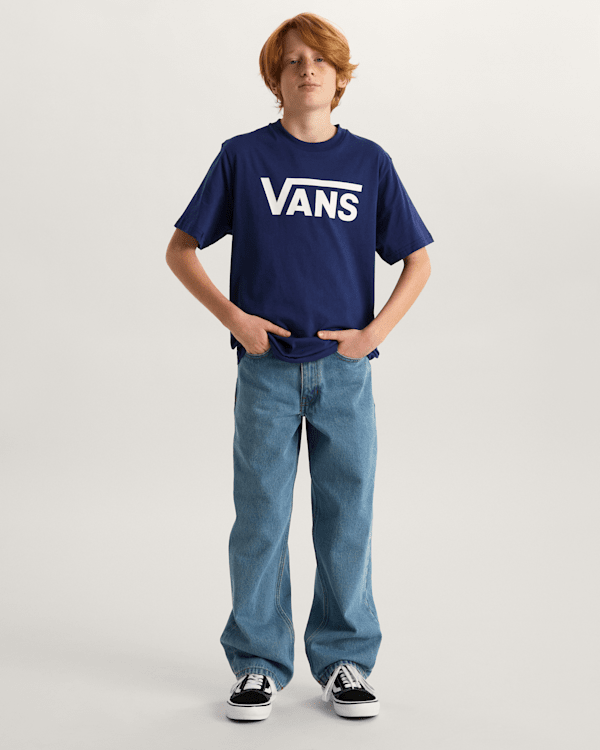 Vans - Kids Check-5 Loose Denim Trousers (8-14 Years), Blue, Size: 28 (obrázek 6)