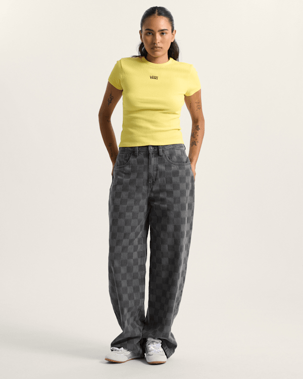 Vans - Cameron T-Shirt, Woman, Yellow, Size: S (obrázek 5)