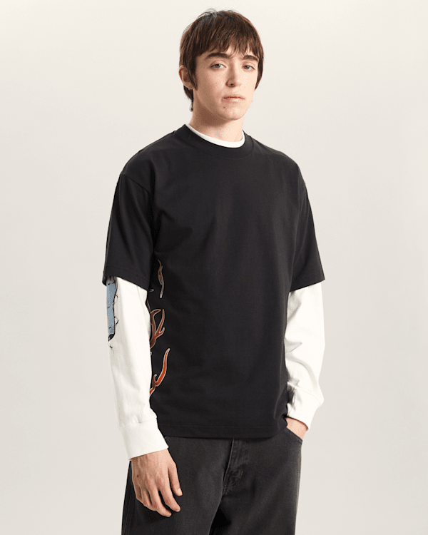 Vans - Dayana Side Tribal T-Shirt, Man, Black, Size: S (obrázek 3)