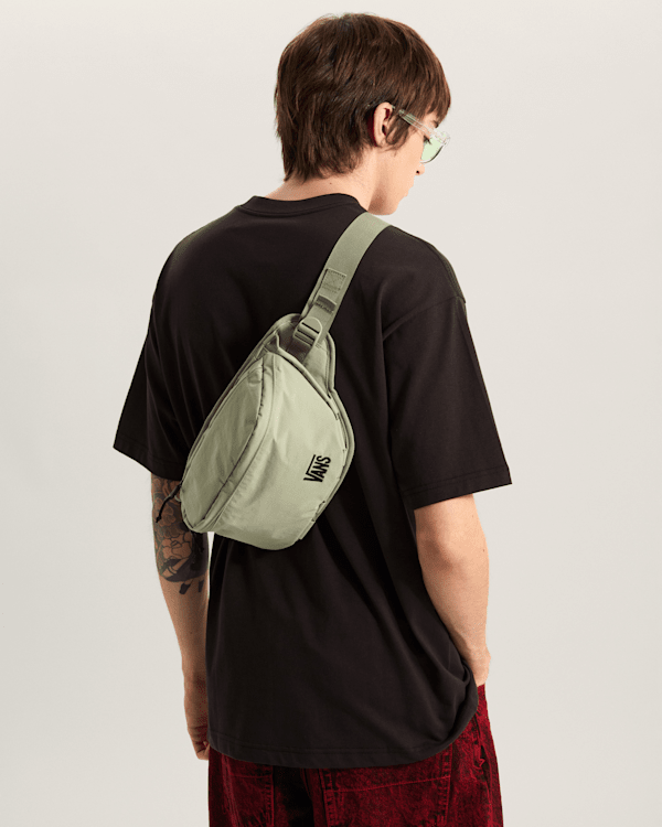 Vans - Trek-Rec Breeze Sling Crossbody Bag, Man, Green, Size: One size (obrázek 4)