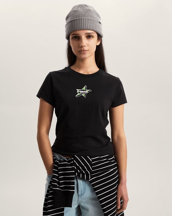 Vans - Starmarked Baby T-Shirt, Woman, Black, Size: M (obrázek 3)