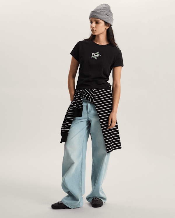 Vans - Starmarked Baby T-Shirt, Woman, Black, Size: M (obrázek 5)