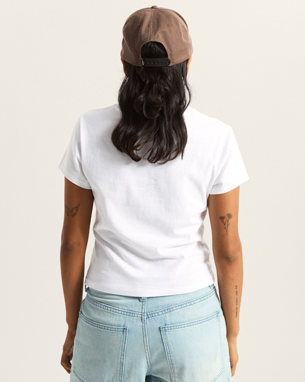 Vans - Starmarked Baby T-Shirt, Woman, White, Size: M (obrázek 4)