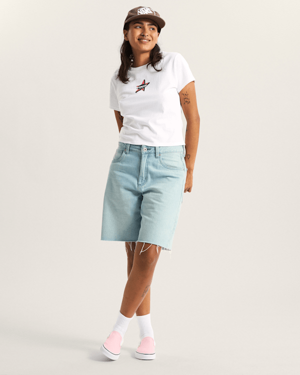 Vans - Starmarked Baby T-Shirt, Woman, White, Size: M (obrázek 5)