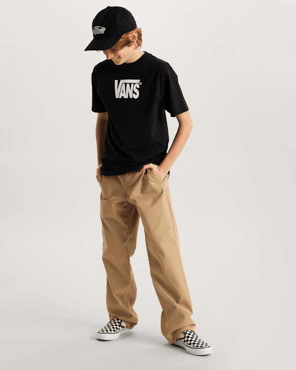 Vans - Kids Stretch Logo T-Shirt (8-14 Years), Black, Size: M (obrázek 5)