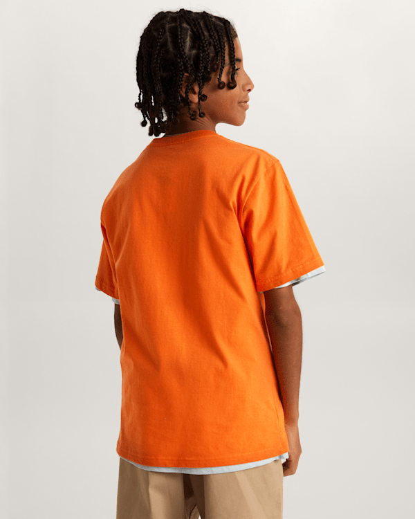 Vans - Kids Stretch Logo T-Shirt (8-14 Years), Orange, Size: M (obrázek 4)