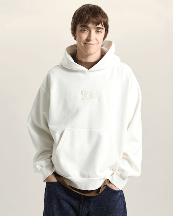 Vans - Premium Pullover Hoodie, Man, White, Size: XS (obrázek 3)