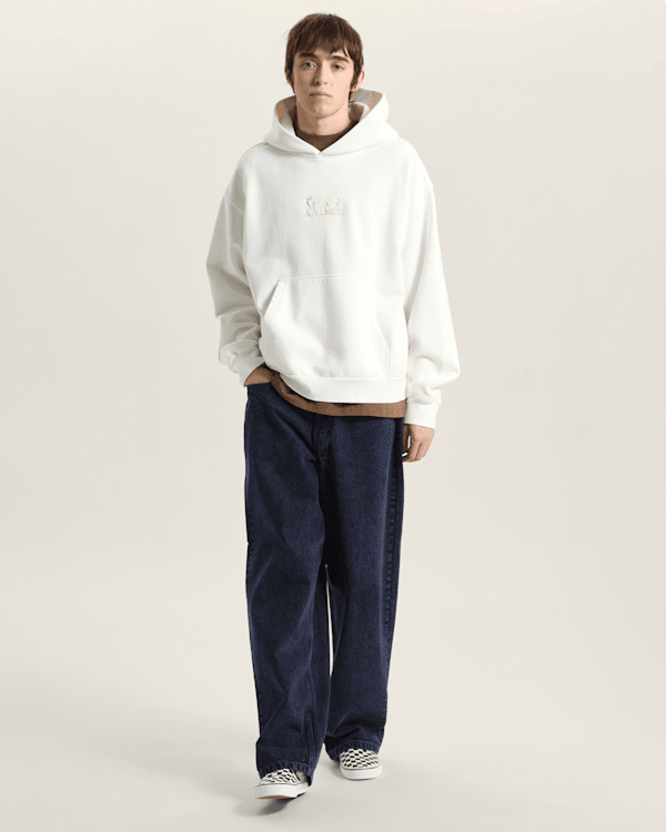 Vans - Premium Pullover Hoodie, Man, White, Size: XS (obrázek 6)