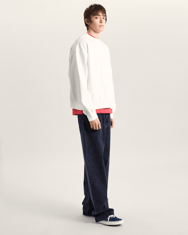 Vans - Premium Crewneck Sweatshirt, Man, White, Size: XXL (obrázek 5)