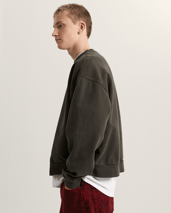 Vans - Premium Crewneck Sweatshirts, Man, Black, Size: S (obrázek 5)