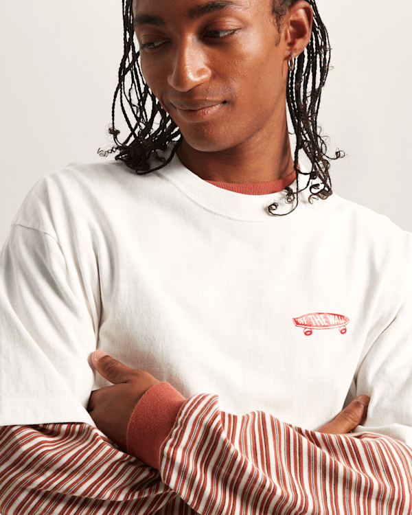 Vans - Premium Full Deck T-Shirt, Man, White, Size: M (obrázek 6)