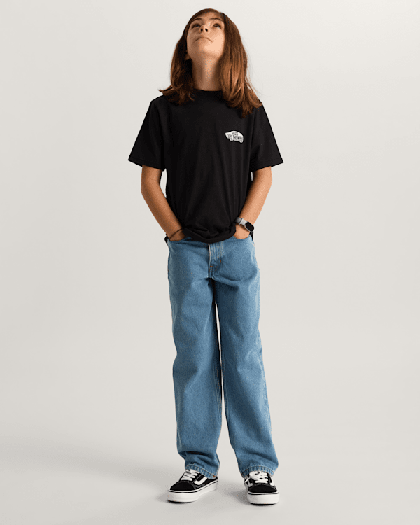 Vans - Kids Double Standard T-Shirt (8-14 Years), Black, Size: S (obrázek 5)