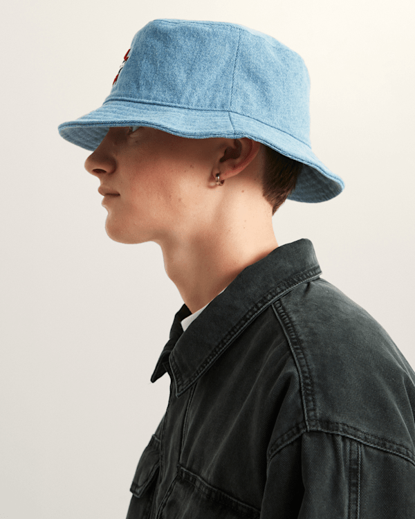 Vans - Starmarked Bucket Hat, Man, Blue, Size: S/M (obrázek 4)
