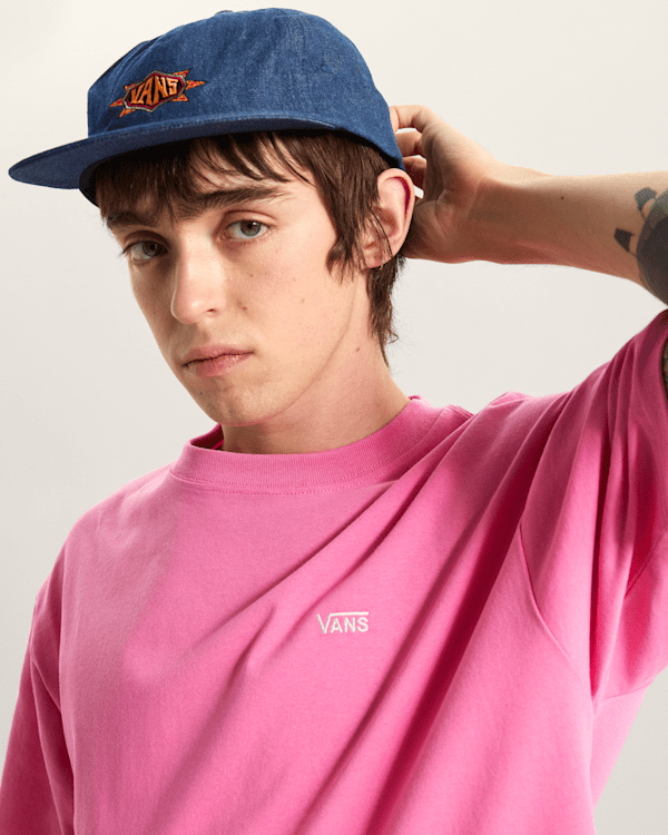 Vans - Hypnotist Jockey Hat, Man, Blue, Size: One size (obrázek 4)