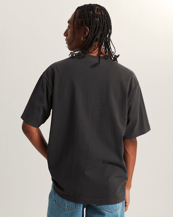 Vans - Premium Loose Fit T-Shirt, Man, Black, Size: L (obrázek 4)