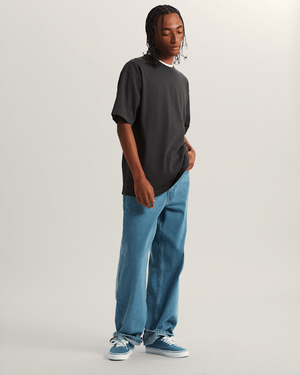 Vans - Premium Loose Fit T-Shirt, Man, Black, Size: L (obrázek 5)