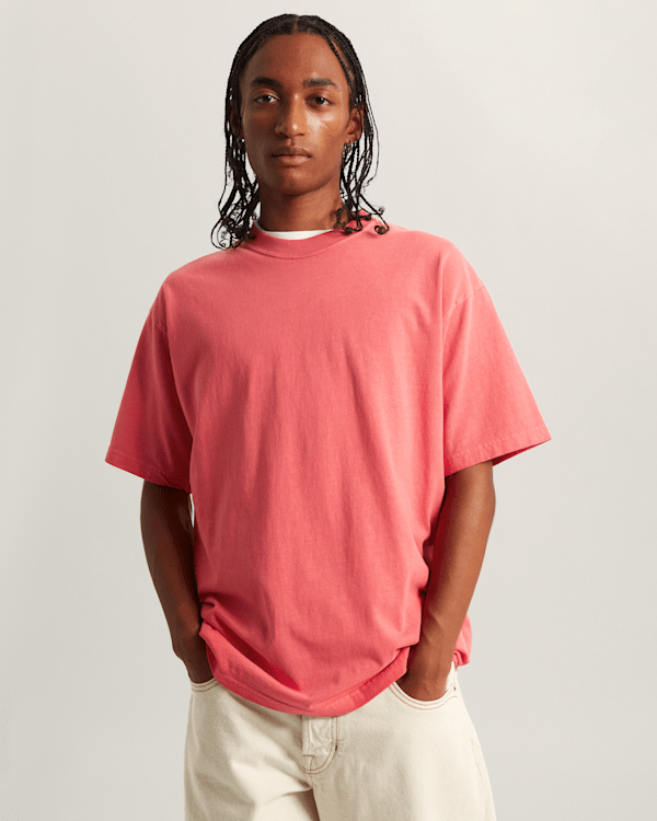 Vans - Premium Loose Fit T-Shirt, Man, Pink, Size: XL (obrázek 3)