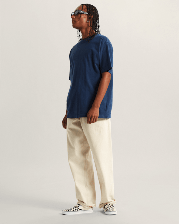 Vans - Little Kids Premium Loose Fit T-Shirt, Man, Blue, Size: M (obrázek 5)