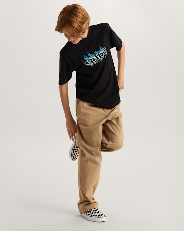 Vans - Kids Night Spark T-Shirt (8-14 Years), Black, Size: S (obrázek 5)