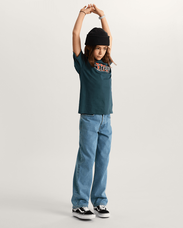 Vans - Kids Night Spark T-Shirt (8-14 Years), Green, Size: M (obrázek 5)