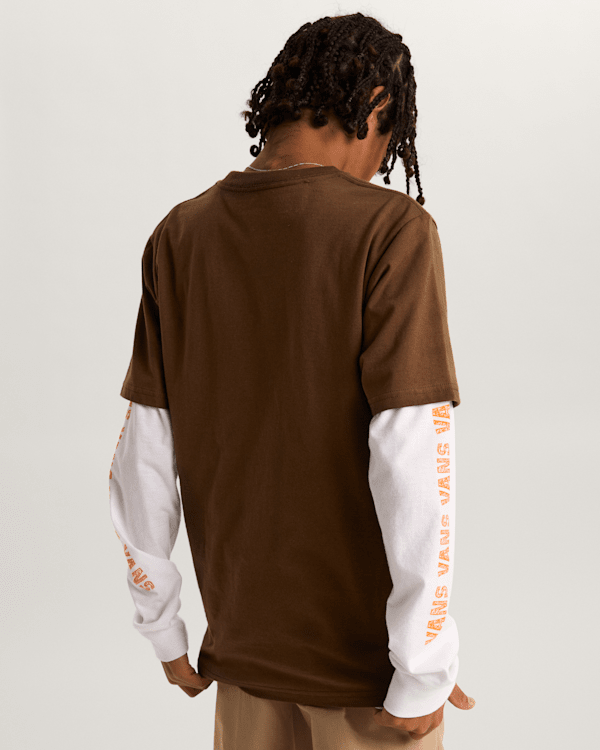 Vans - Kids Night Spark T-Shirt (8-14 Years), Brown, Size: L (obrázek 4)