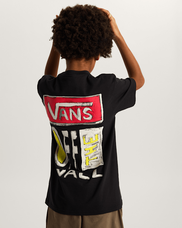 Vans - Kids Vans On Canvas T-Shirt (8-14 Years), Black, Size: L (obrázek 4)