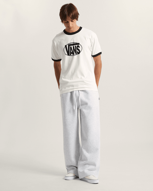 Vans - CENTER CHEST RINGER T-Shirt, Man, White, Size: XXL (obrázek 5)