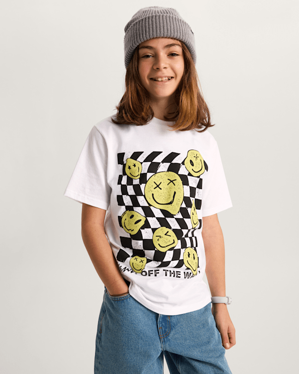 Vans - Kids Twisted Joy T-Shirt (8-14 Years), White, Size: M (obrázek 3)