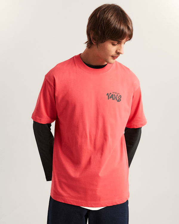 Vans - REAPER SAM LOOSE T-Shirt, Man, Pink, Size: XXL (obrázek 3)