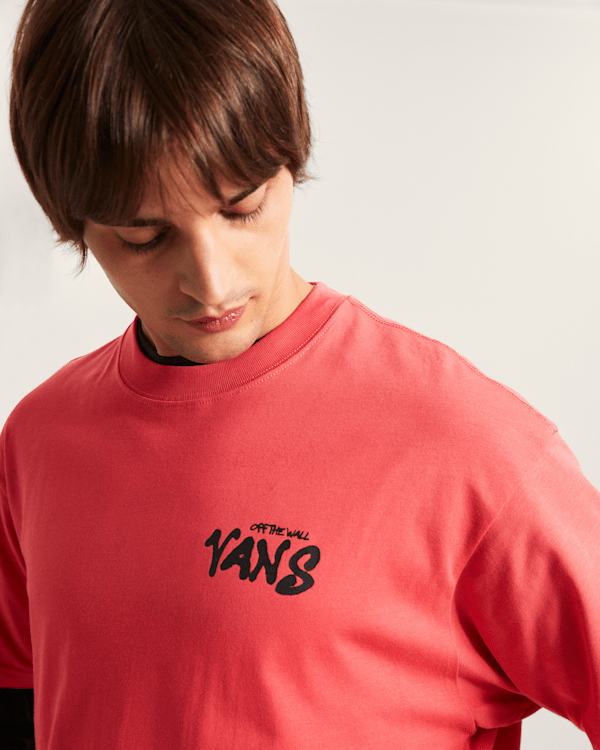 Vans - REAPER SAM LOOSE T-Shirt, Man, Pink, Size: XXL (obrázek 6)