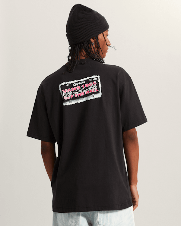 Vans - Barb Plate Loose T-Shirt, Man, Black, Size: XS (obrázek 4)