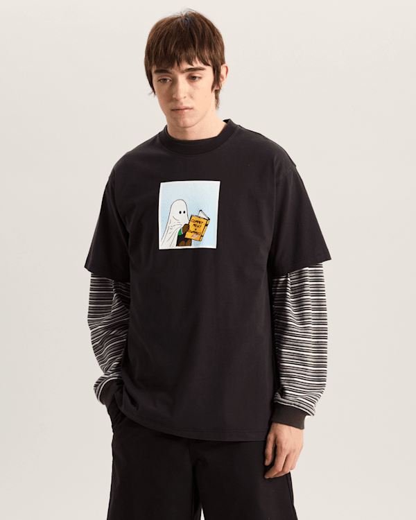 Vans - Commitment 4 Dummies Loose T-Shirt, Man, Black, Size: S (obrázek 3)